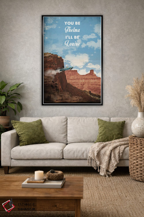 تابلو دکوراتیو هنر فیلم سفر تلما و لوئیز اثر ۲ توست دیزاین - D2B