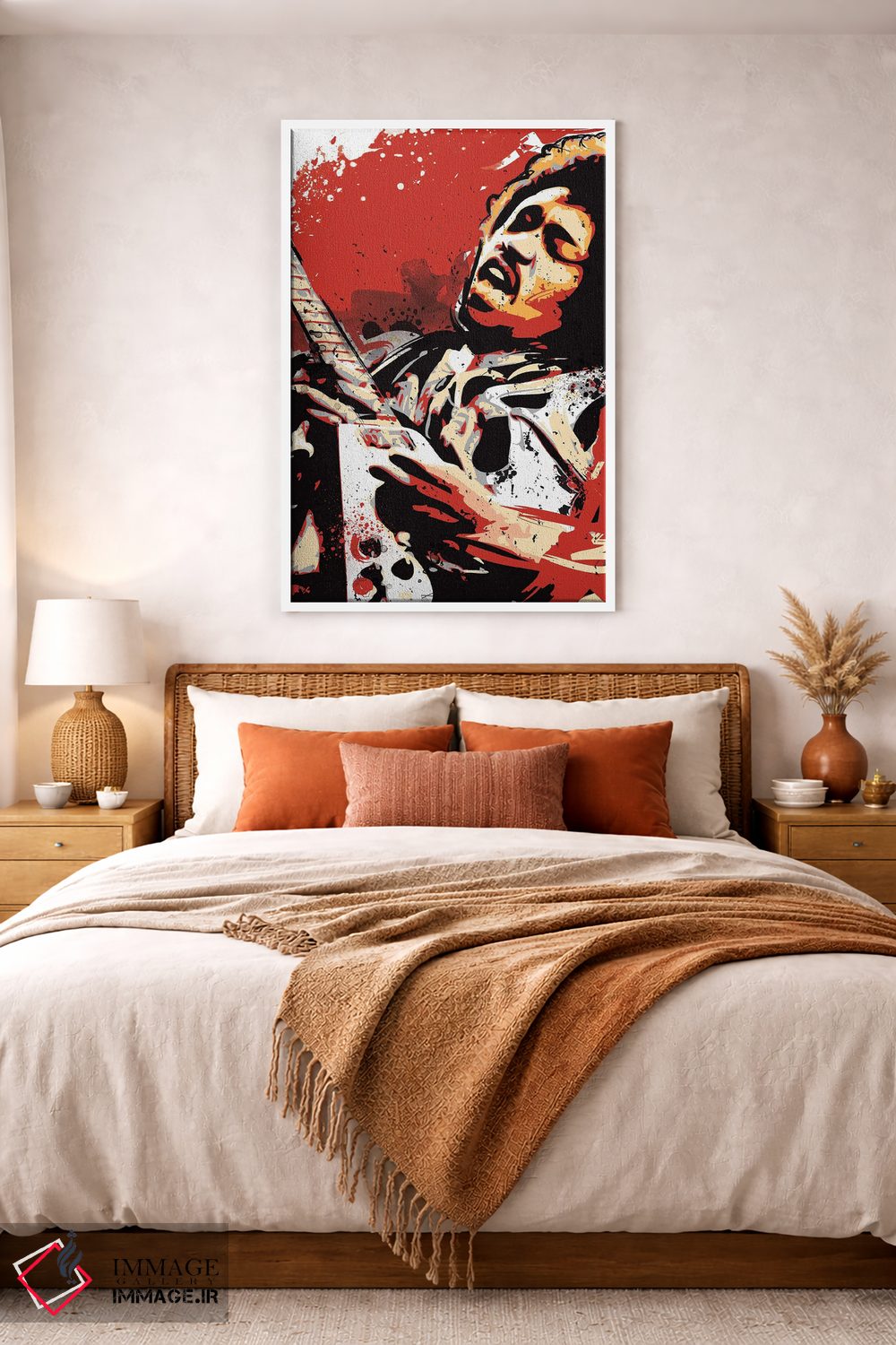 تابلو دکوراتیو پاپ آرت جیمی هندریکس اثر ۲ توست دیزاین - D2W