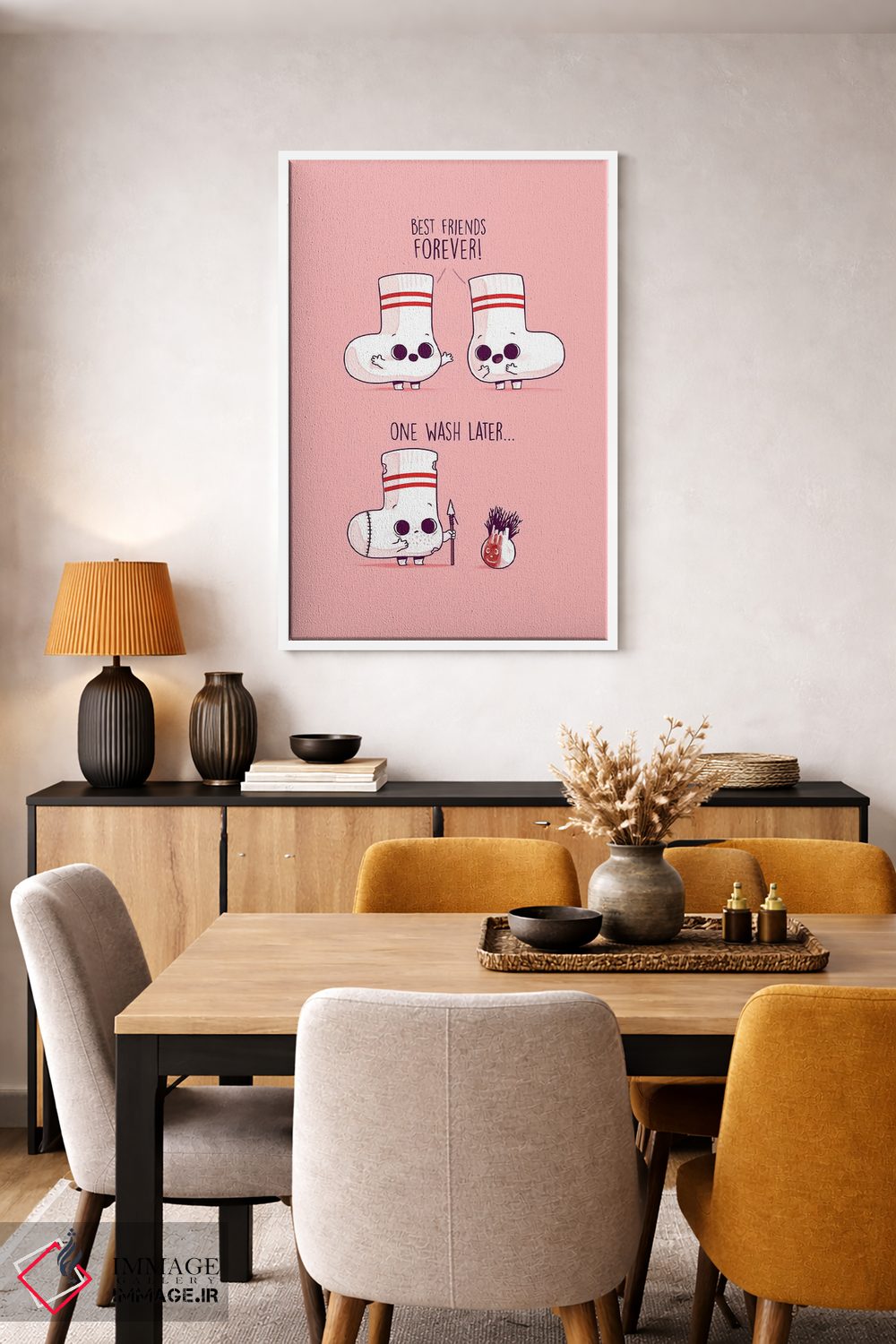 تابلو دکوراتیو پس از یک شست وشو اثر نائولیتو - D4W