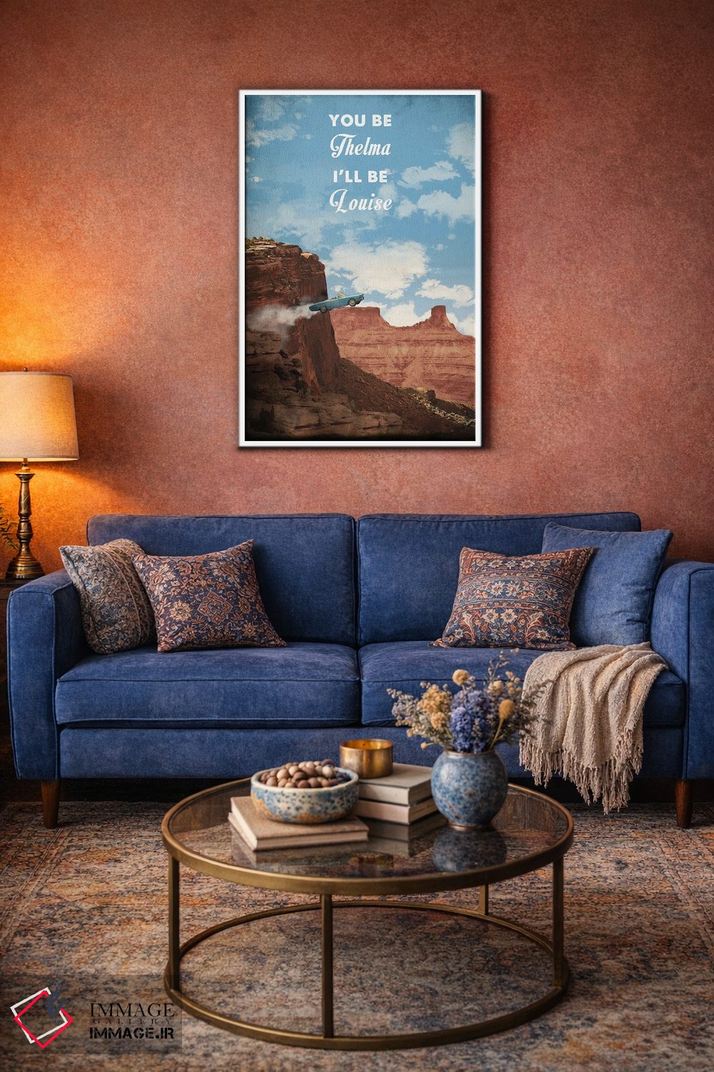 تابلو دکوراتیو هنر فیلم سفر تلما و لوئیز اثر ۲ توست دیزاین - D4W