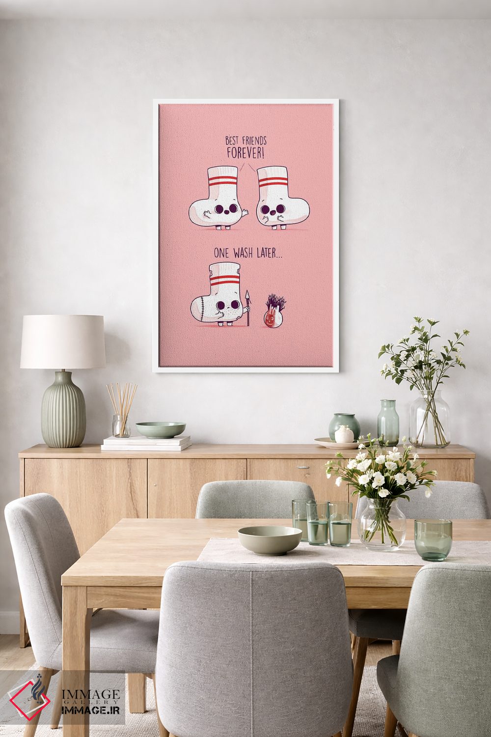 تابلو دکوراتیو پس از یک شست وشو اثر نائولیتو - D5W