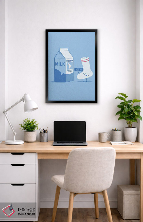 تابلو دکوراتیو جوراب گمشده اثر نائولیتو - D5B