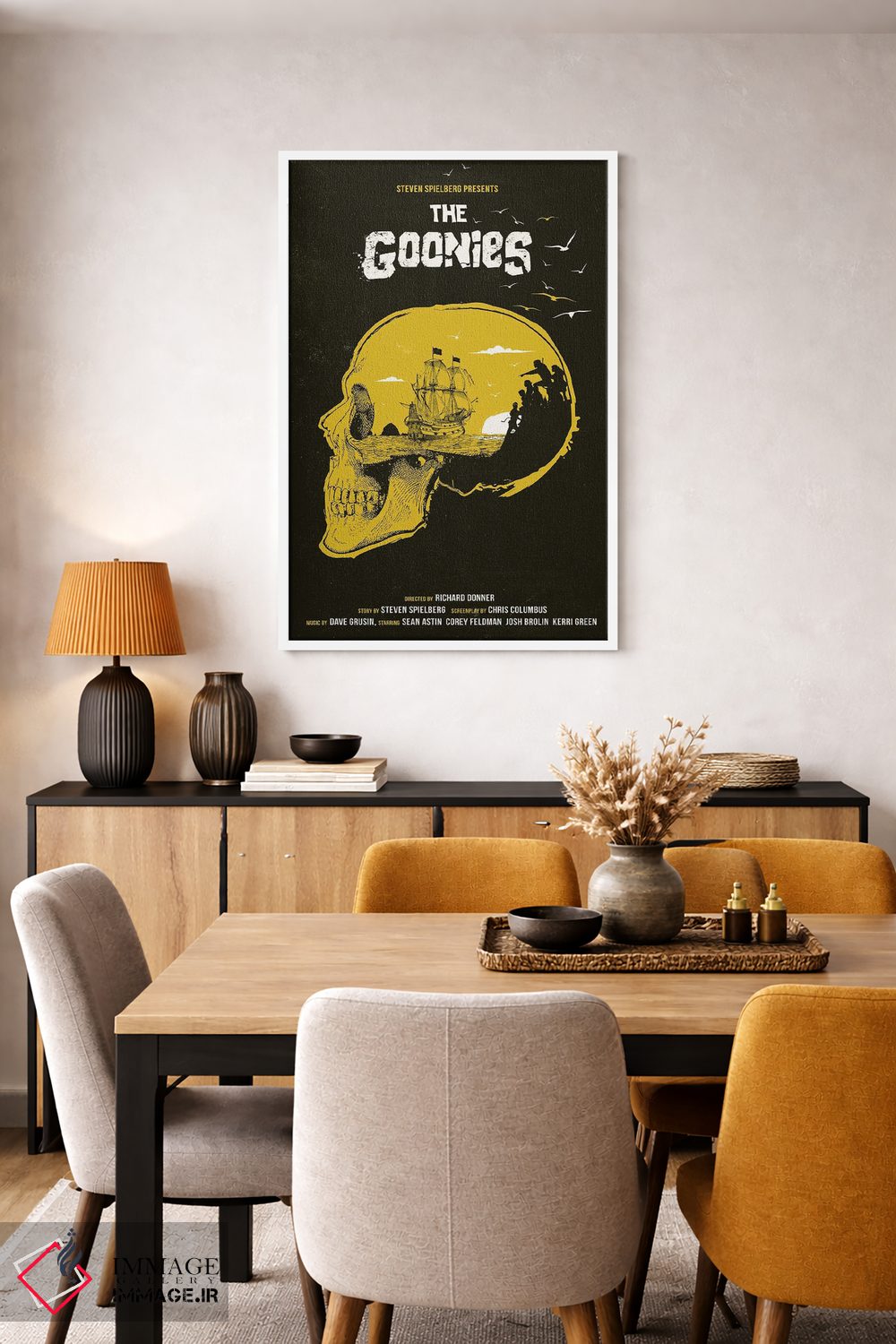 تابلو دکوراتیو هنر فیلم گونی ها اثر ۲ توست دیزاین - D5W