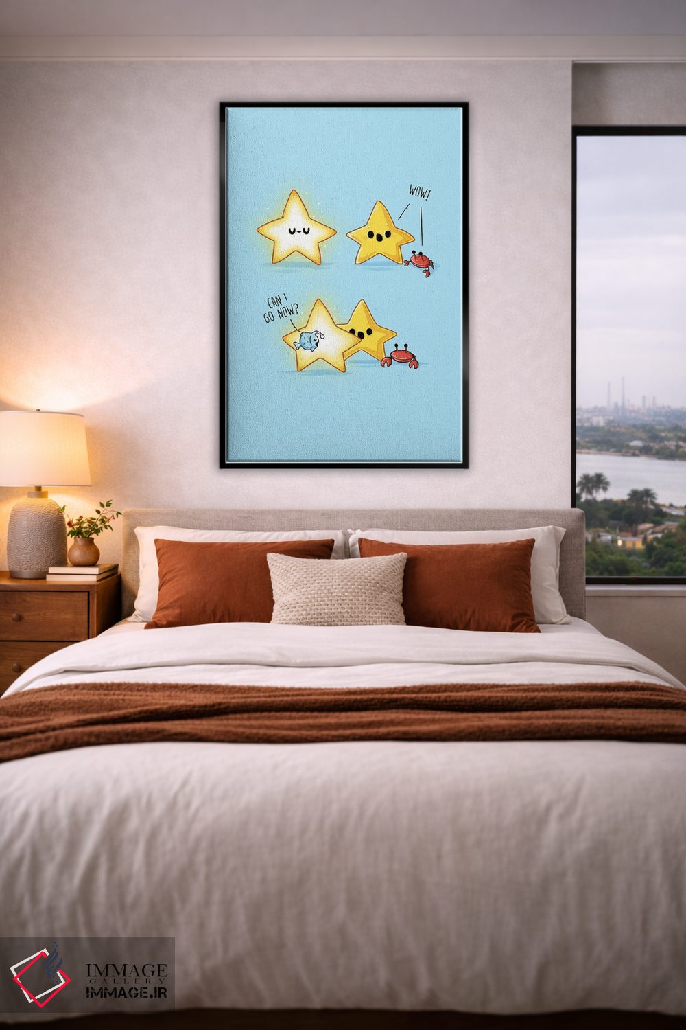 تابلو دکوراتیو ستاره درخشان اثر نائولیتو - D6B