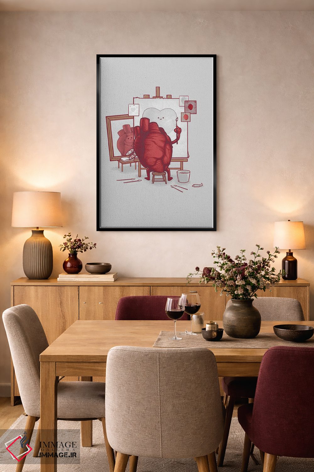 تابلو دکوراتیو خودنگاره اثر نائولیتو - D5B