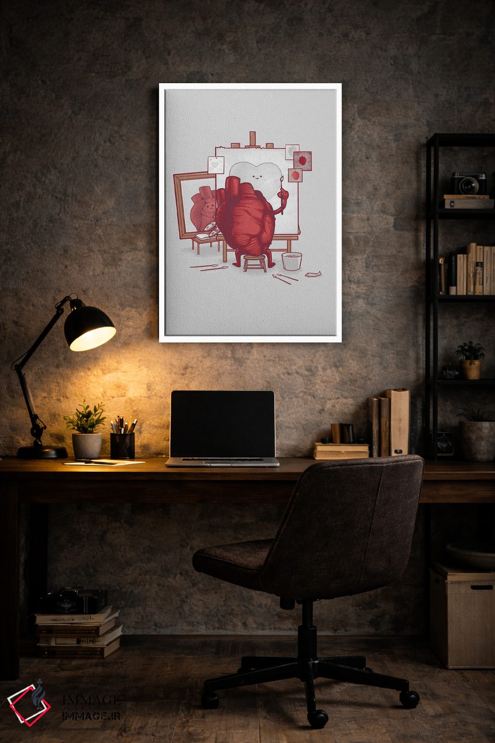 تابلو دکوراتیو خودنگاره اثر نائولیتو - D6W