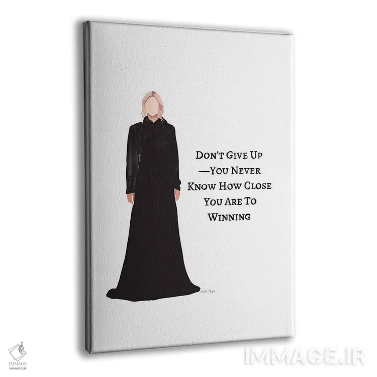 تابلو مینیمال برنده شدن اثر آملیا نویز - نمای پرسپکتیو محصول