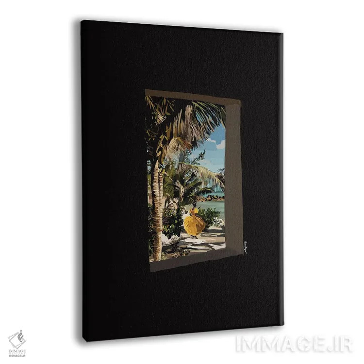 تابلو مینیمال ملکه رقص اثر آملیا نویز - نمای پرسپکتیو محصول