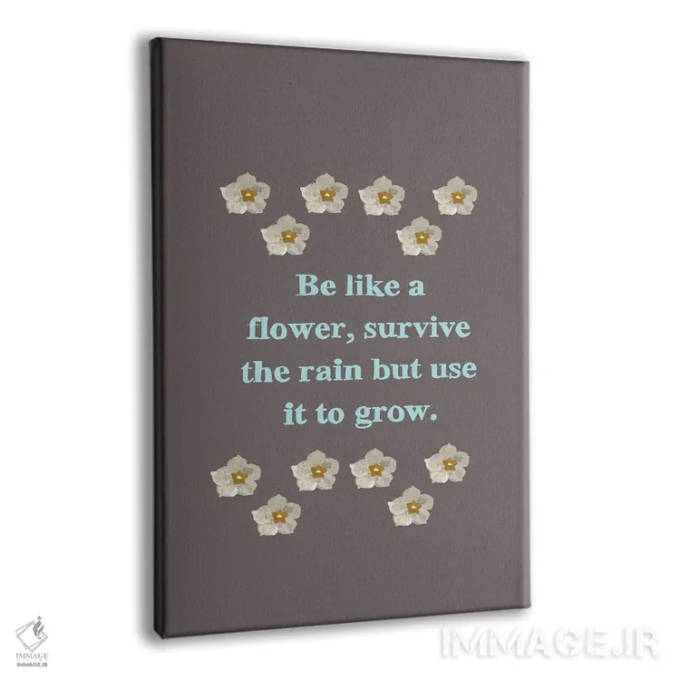 تابلو مینیمال نقل قول مد اثر آملیا نویز - نمای پرسپکتیو محصول