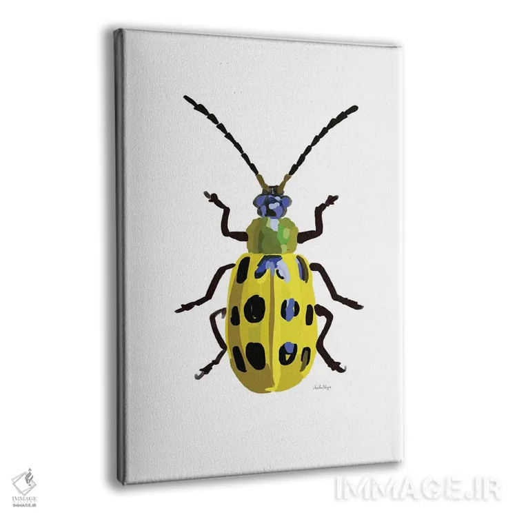 تابلو مینیمال سوسک اثر آملیا نویز - نمای پرسپکتیو محصول