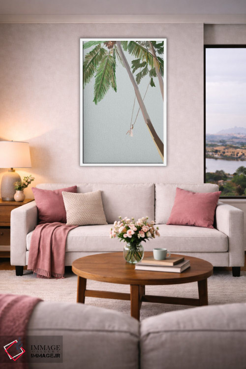 تابلو مینیمال تاب پرنده اثر آملیا نویز - D3W