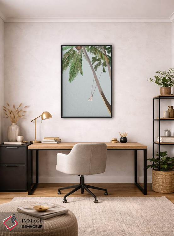 تابلو مینیمال تاب پرنده اثر آملیا نویز - D4B