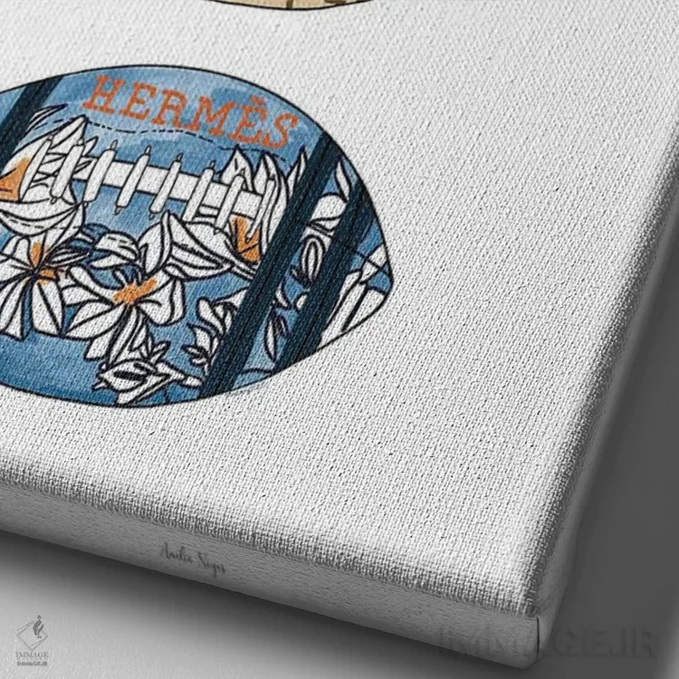 تابلو مینیمال توپ های فوتبال اوت کوتور اثر آملیا نویز - نمای نزدیک بافت بوم