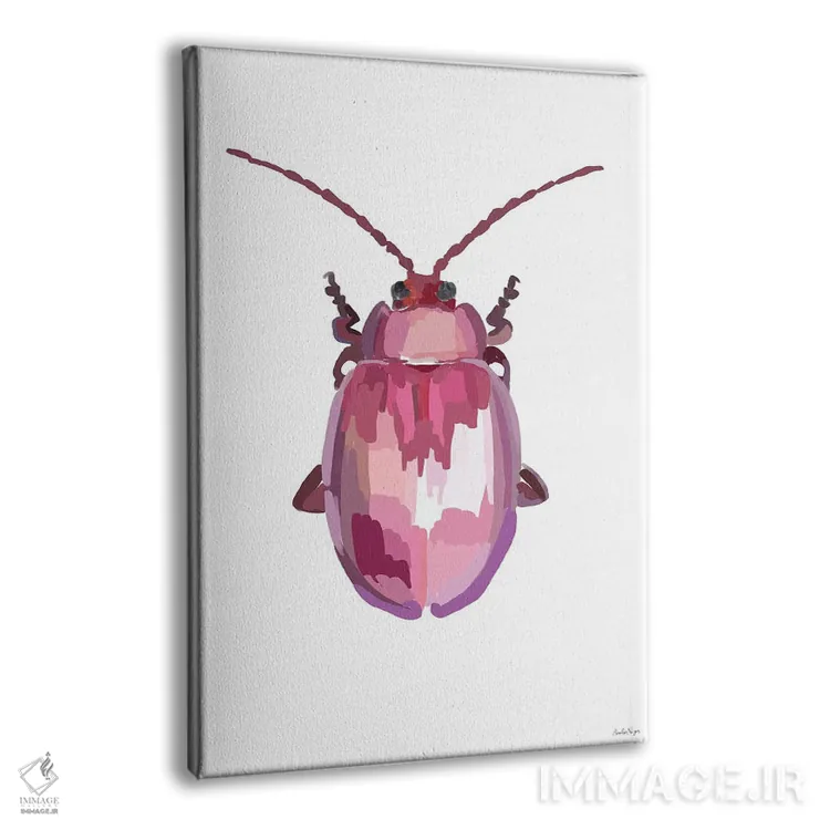 تابلو مینیمال سوسک اثر آملیا نویز - نمای پرسپکتیو محصول