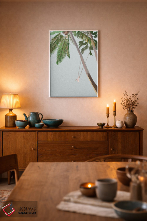 تابلو مینیمال تاب پرنده اثر آملیا نویز - D6W