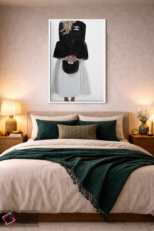 تابلو مینیمال دختر اوت کوتور اثر آملیا نویز - D2W