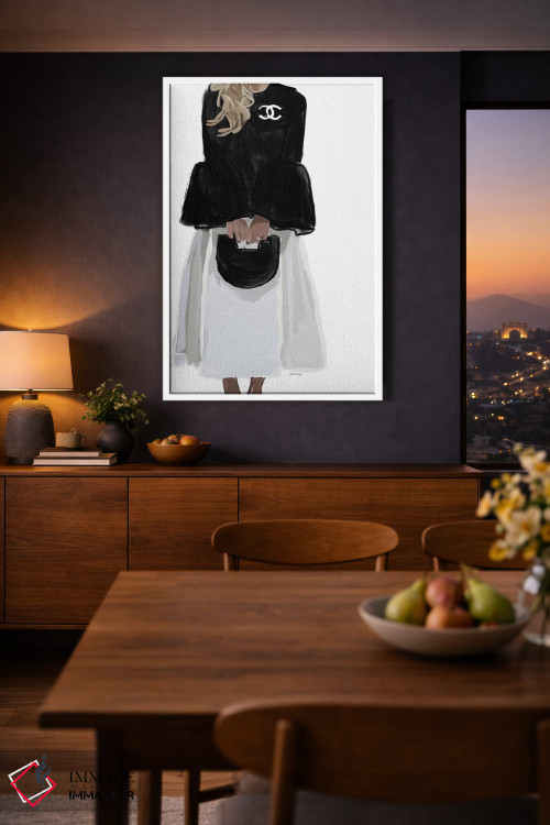 تابلو مینیمال دختر اوت کوتور اثر آملیا نویز - D3W