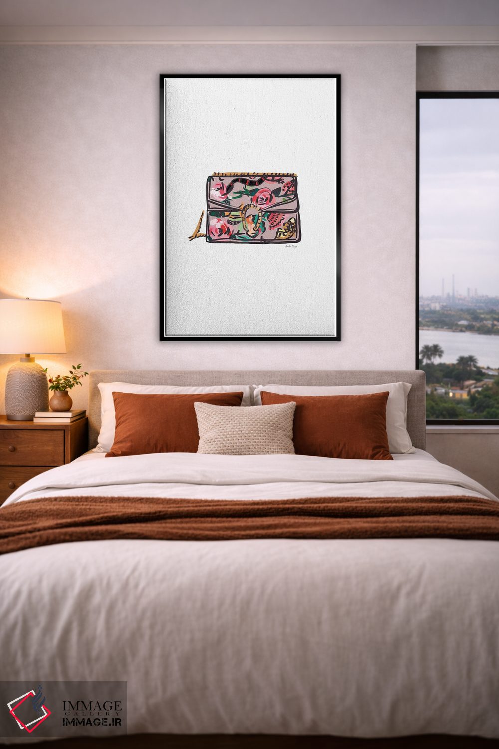 تابلو مینیمال کیف اوت کوتور اثر آملیا نویز - D4B