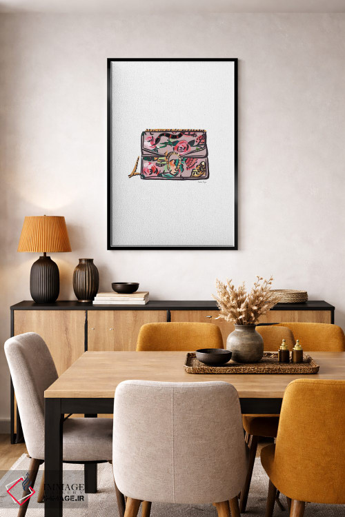 تابلو مینیمال کیف اوت کوتور اثر آملیا نویز - D6B