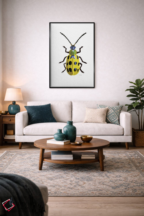 تابلو مینیمال سوسک اثر آملیا نویز - D4B