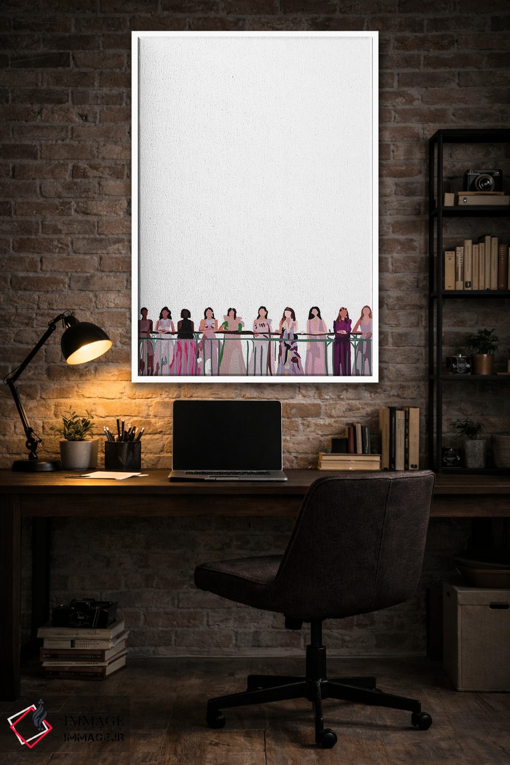 تابلو مینیمال نمایش مد اثر آملیا نویز - D4W