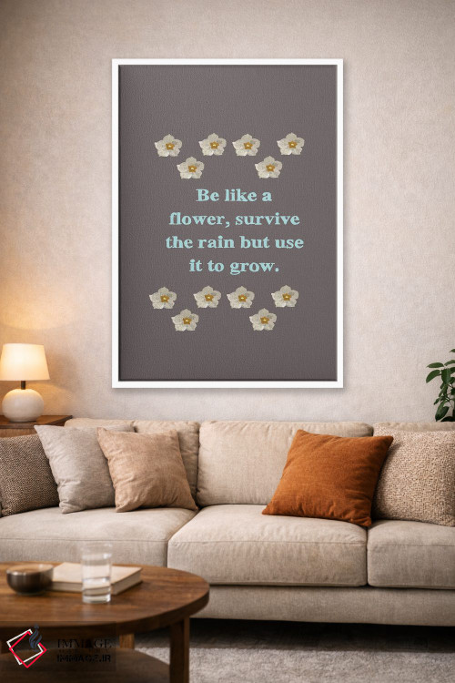 تابلو مینیمال نقل قول مد اثر آملیا نویز - D1W