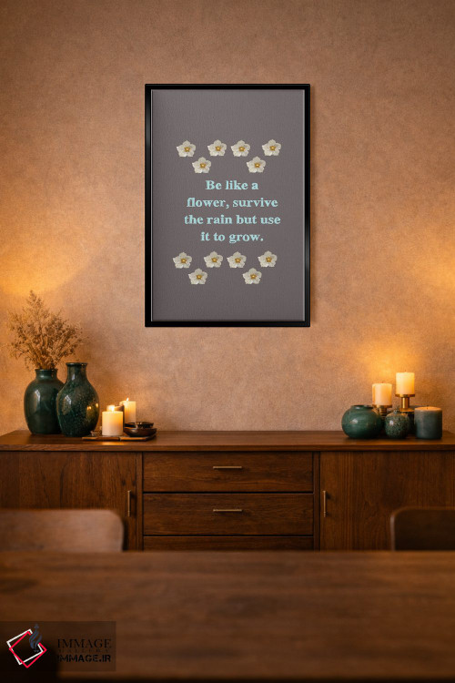 تابلو مینیمال نقل قول مد اثر آملیا نویز - D2B