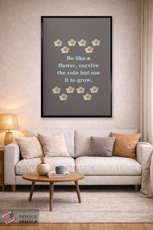 تابلو مینیمال نقل قول مد اثر آملیا نویز - D3B