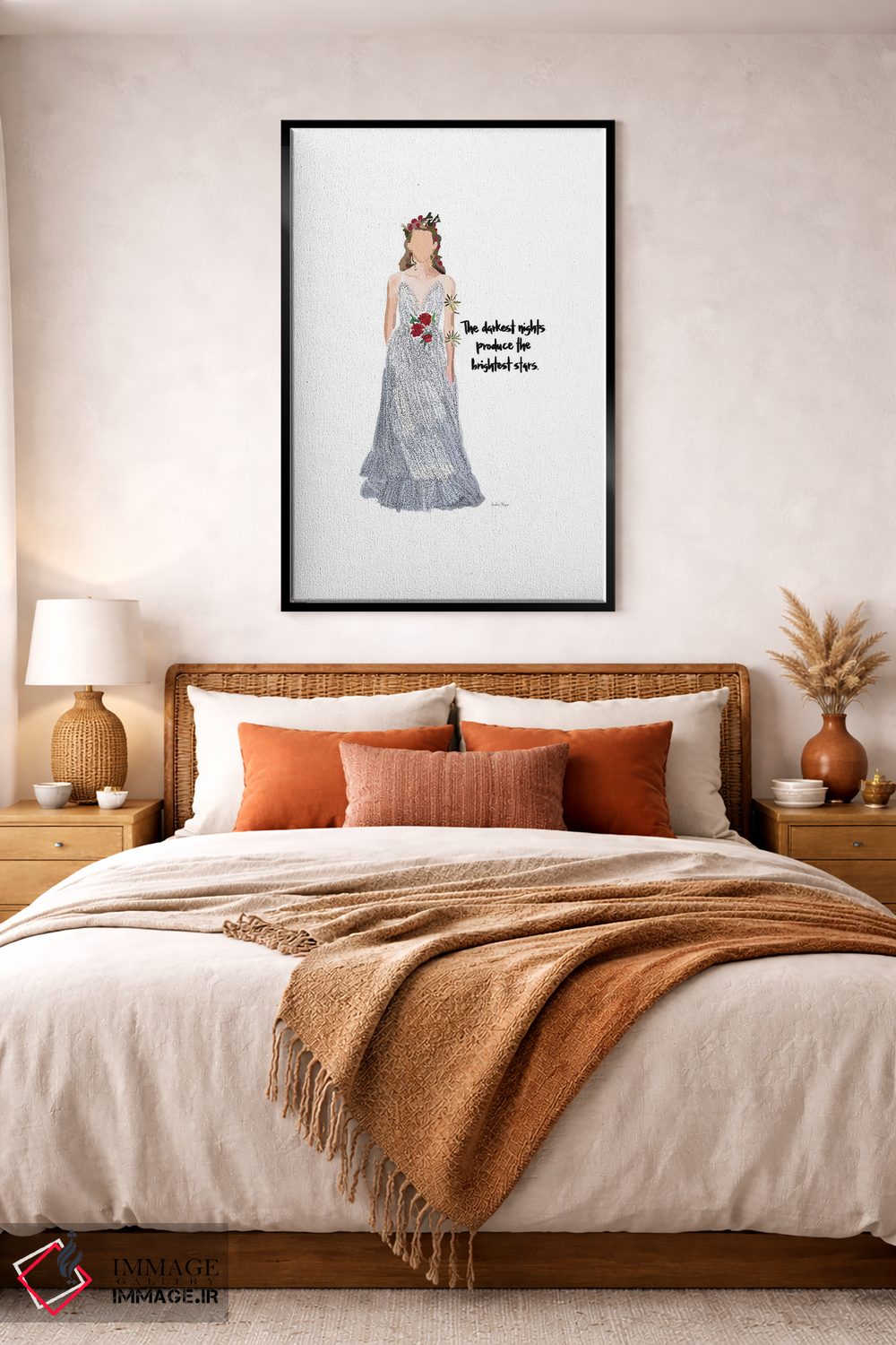 تابلو مینیمال شب مد اثر آملیا نویز - D4B