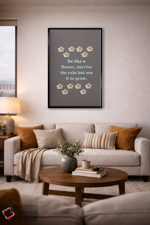 تابلو مینیمال نقل قول مد اثر آملیا نویز - D5B