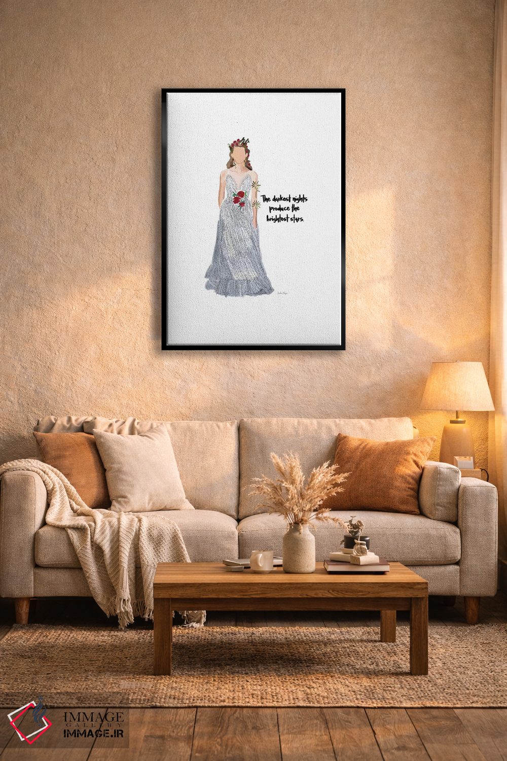 تابلو مینیمال شب مد اثر آملیا نویز - D5B