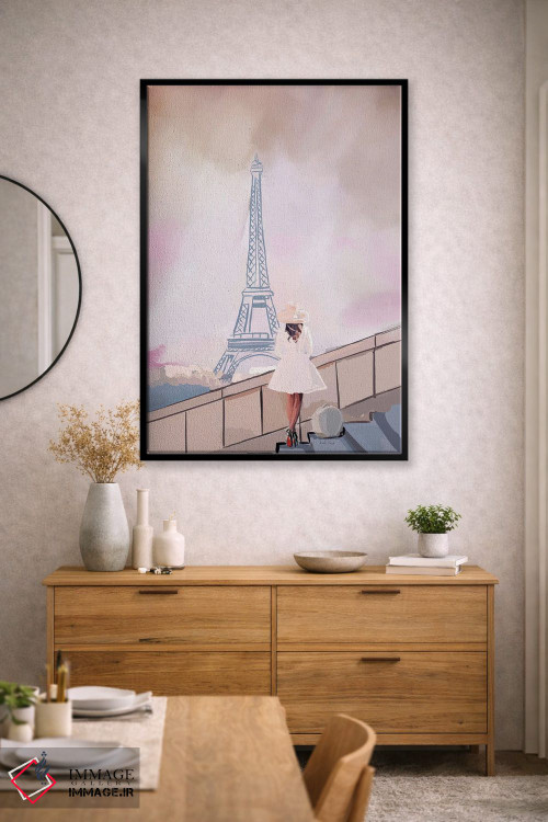 تابلو مینیمال فرانسه اثر آملیا نویز - D2B