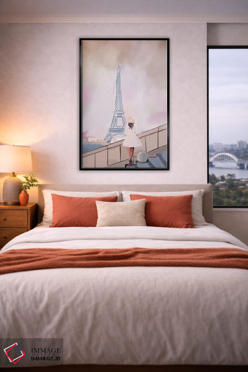 تابلو مینیمال فرانسه اثر آملیا نویز - D4B