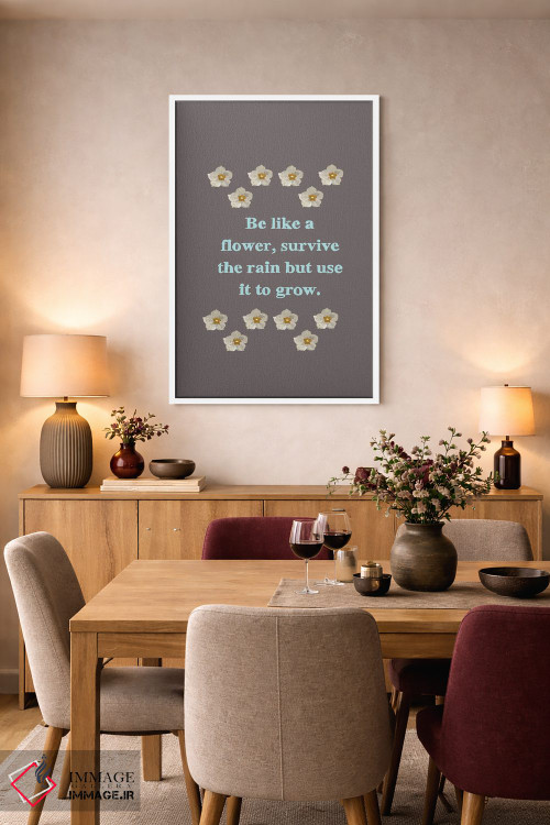 تابلو مینیمال نقل قول مد اثر آملیا نویز - D6W