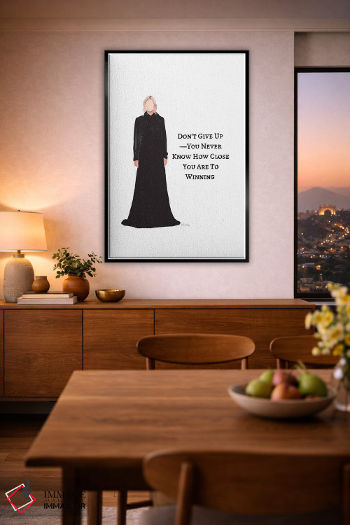 تابلو مینیمال برنده شدن اثر آملیا نویز - D3B