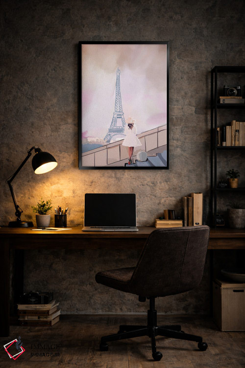 تابلو مینیمال فرانسه اثر آملیا نویز - D6B