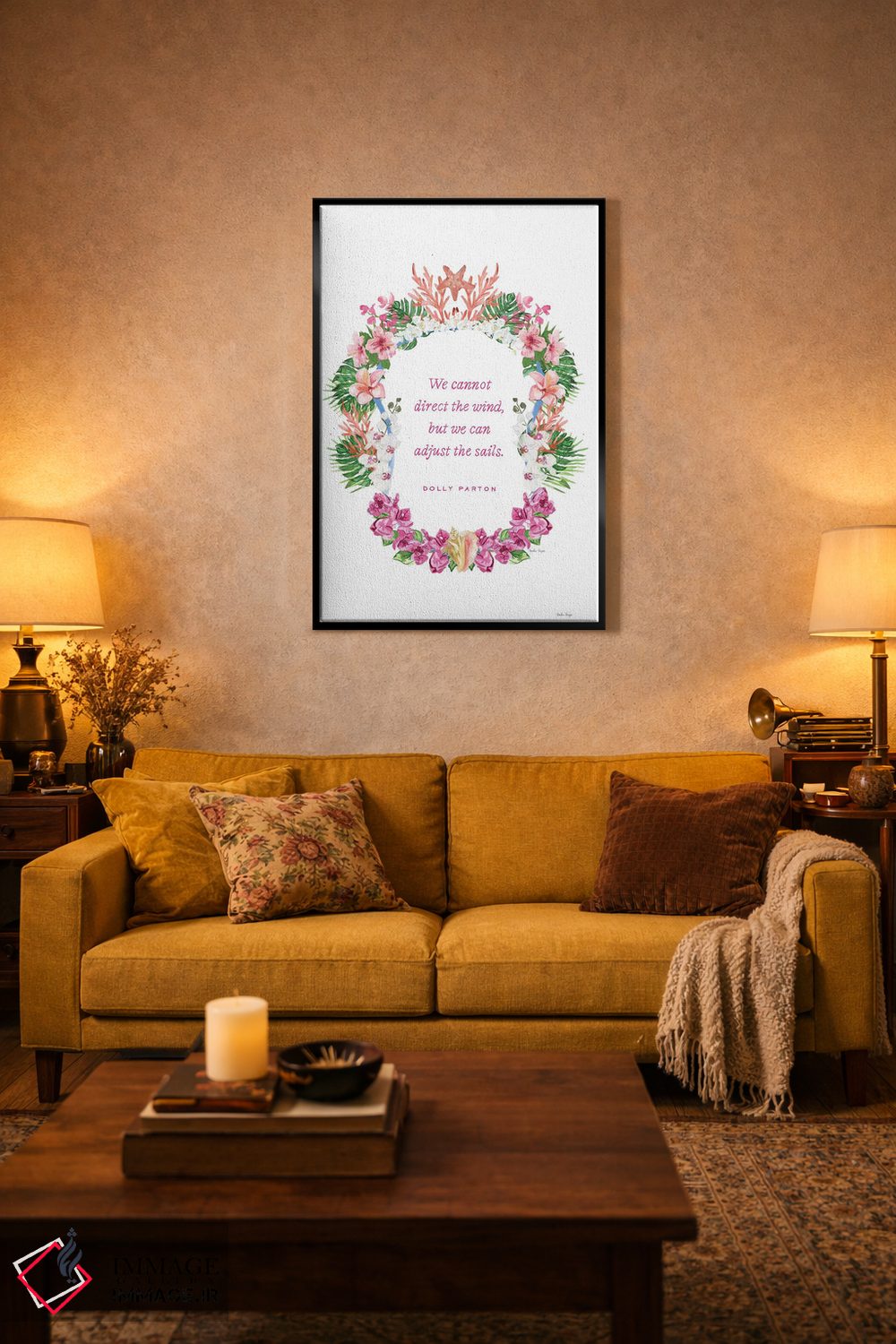 تابلو مدرن دالی پارتن اثر آملیا نویز - D3B