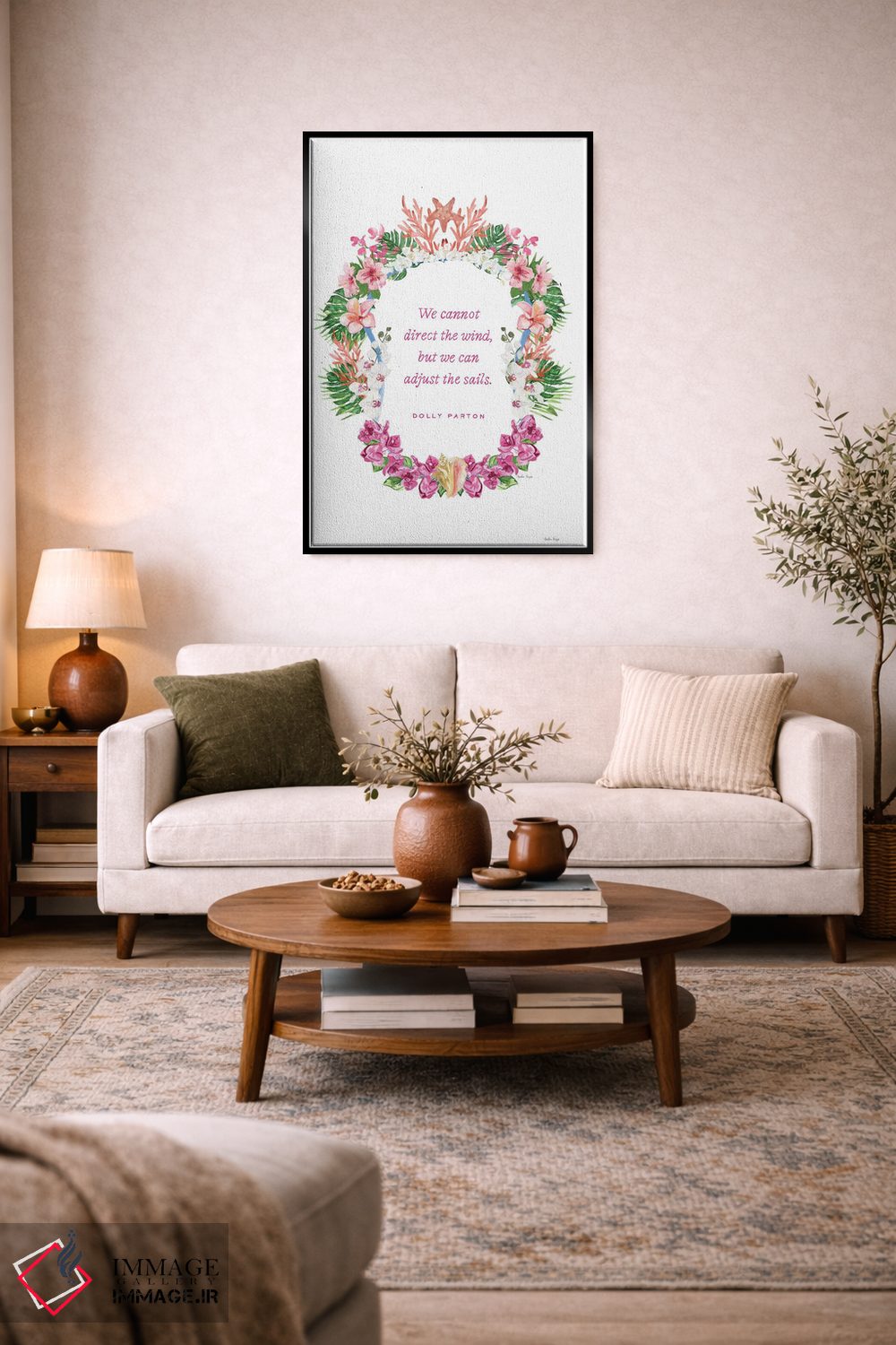 تابلو مدرن دالی پارتن اثر آملیا نویز - D4B