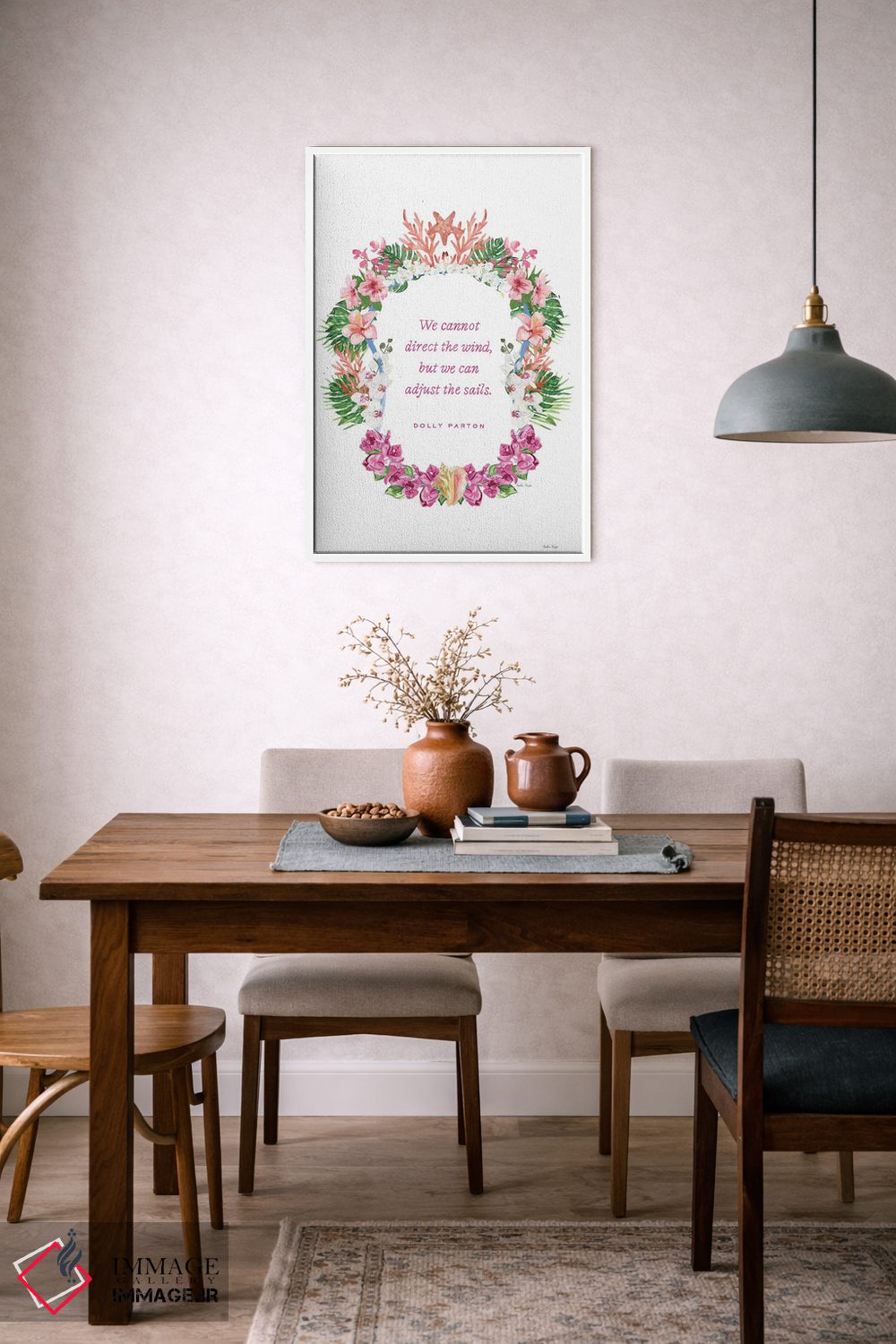 تابلو مدرن دالی پارتن اثر آملیا نویز - D6W