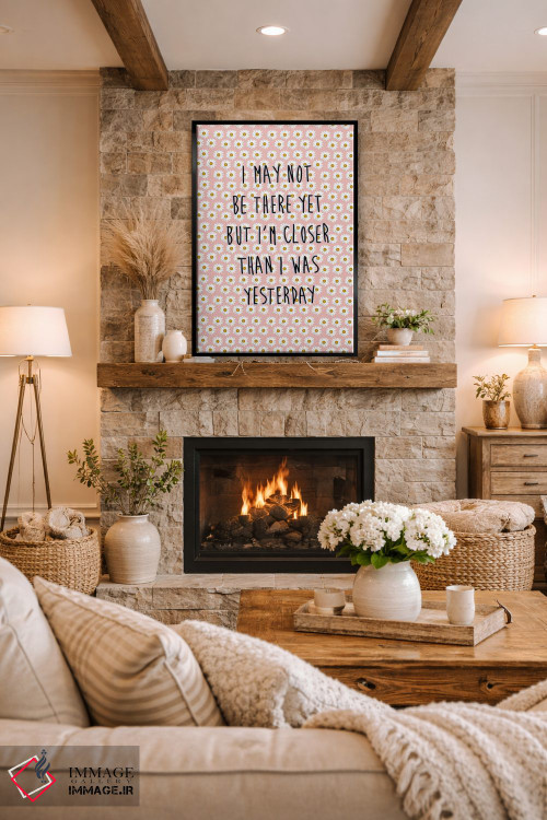 تابلو مینیمال شاید نزدیک تر نباشم اثر آملیا نویز - D2B