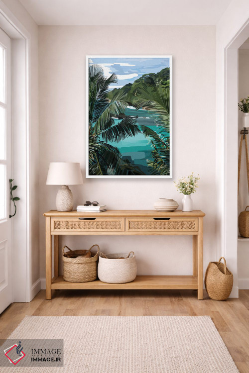 تابلو مدرن نخل ها اثر آملیا نویز - D5W
