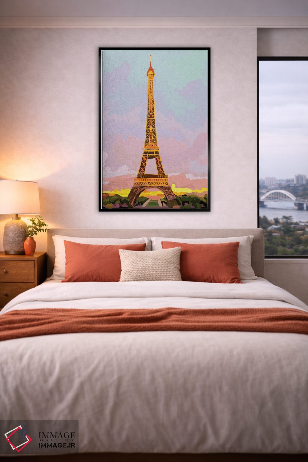 تابلو مینیمال پاریس اثر آملیا نویز - D6B