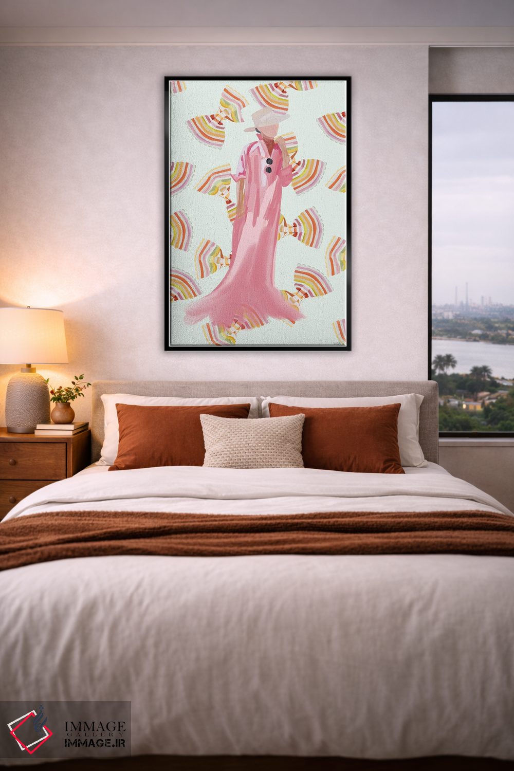 تابلو مینیمال مد پاستا اثر آملیا نویز - D6B