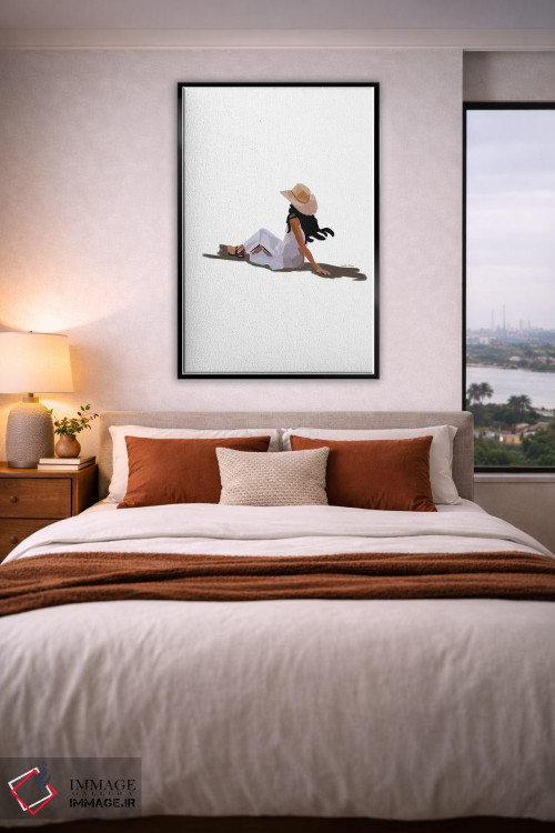 تابلو مینیمال لحظه آرامش بخش اثر آملیا نویز - D5B