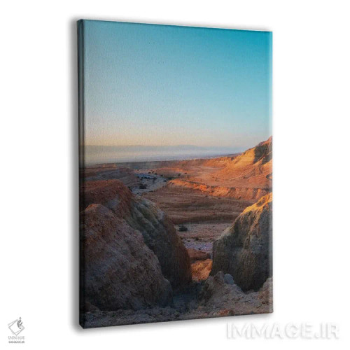 تابلو دکوراتیو نور نخست بر فراز صحرا اثر نیـرز فوتوگرافی - نمای پرسپکتیو محصول