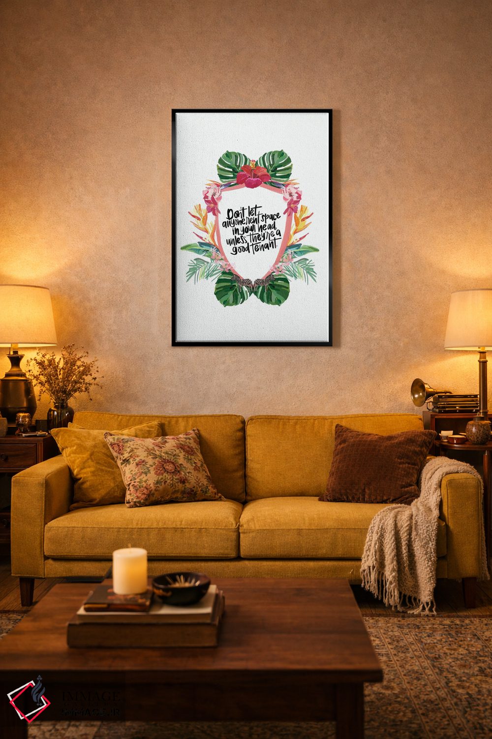 تابلو مینیمال فضای اجاره ای اثر آملیا نویز - D4B