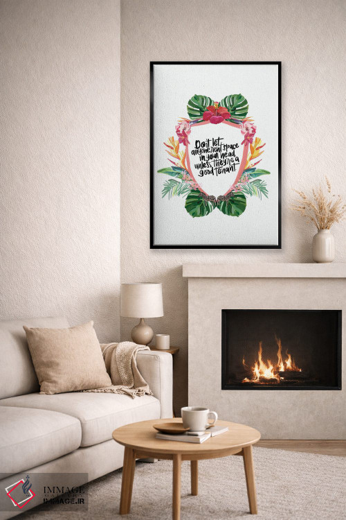 تابلو مینیمال فضای اجاره ای اثر آملیا نویز - D6B