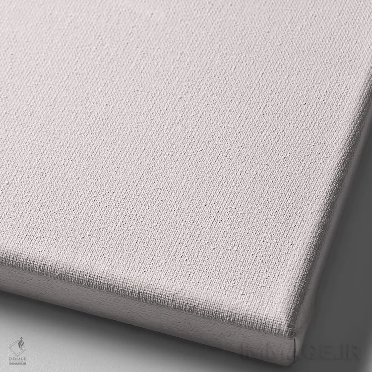 تابلو مینیمال میگو اثر آملیا نویز - نمای نزدیک بافت بوم