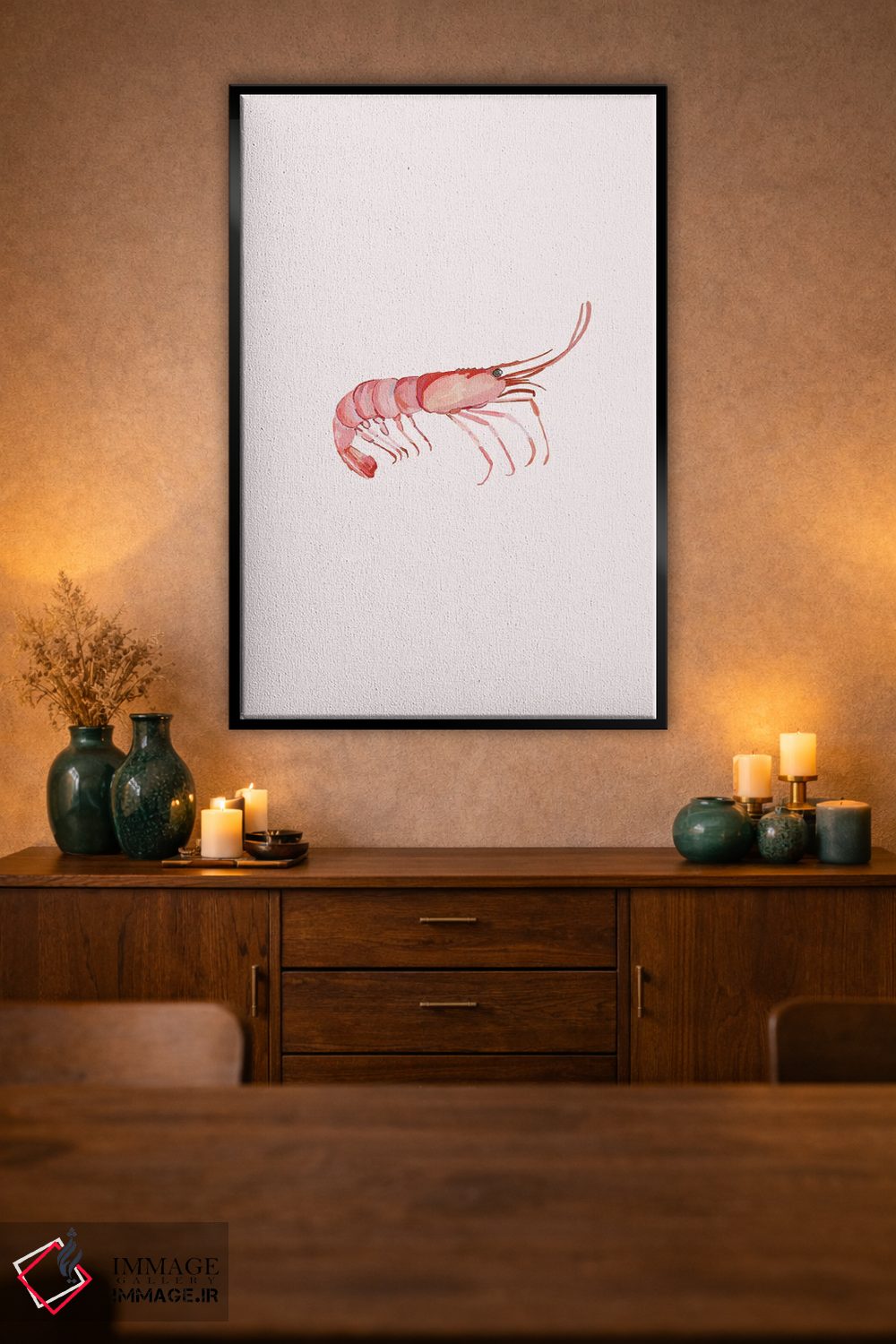 تابلو مینیمال میگو اثر آملیا نویز - D2B