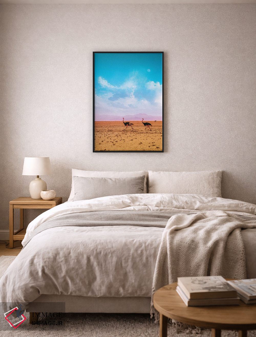 تابلو دکوراتیو دویدن در صحرا اثر نیـرز فوتوگرافی - D5B